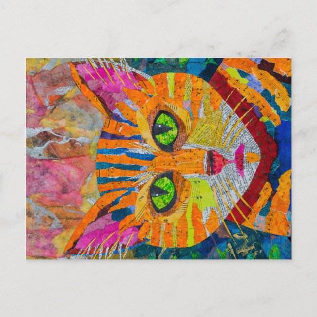 Tiger Cat Vykort (Framsida)