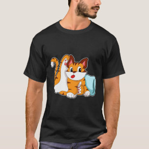 Tiger cat with Pillow T Shirt