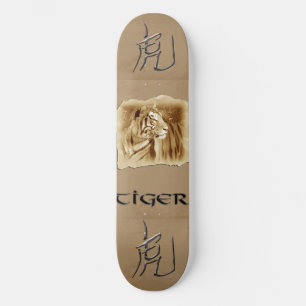 Tiger-China Horoscope/Astrology Skateboard Bräda 19,5 Cm