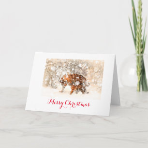 Tiger christmas-kort helgkort