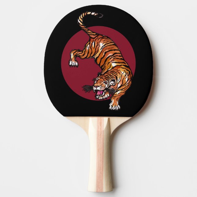 Tiger Circle Red Pingisracket (Framsidan)