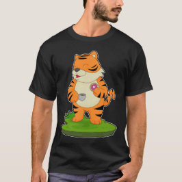 Tiger Coffee Donut T Shirt