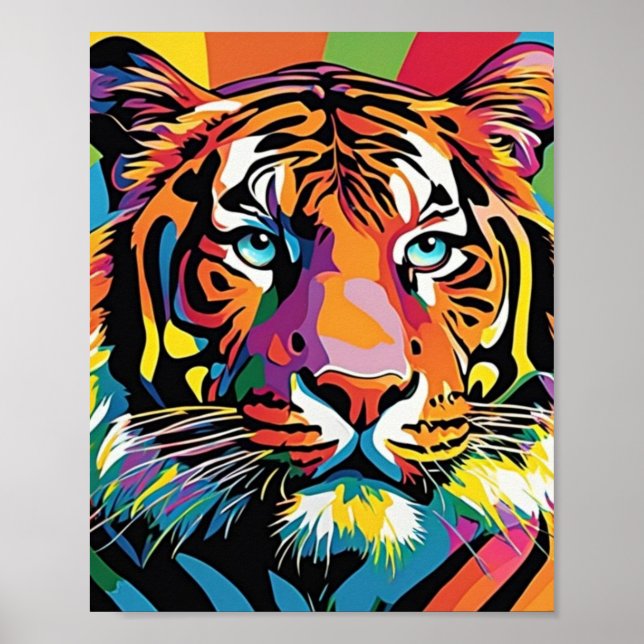 Tiger Color  Poster (Framsidan)