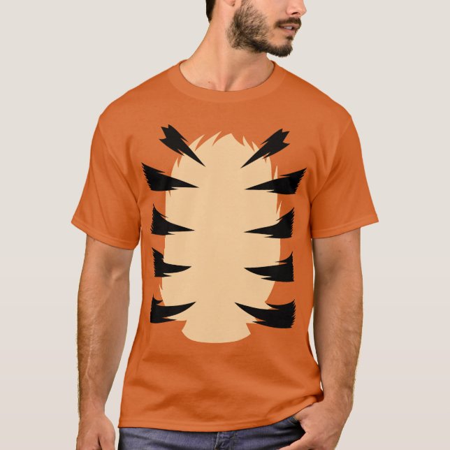 Tiger Costume Tiger T Shirt (Framsida)
