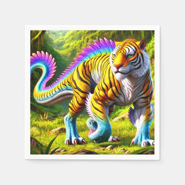 Tiger Creature Pappersservett (Framsidan)