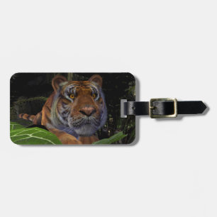 Tiger Crouching i Jungle Bagagebricka