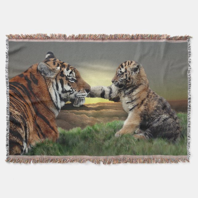Tiger & Cub Digital Edition kastfilt Filt (Framsidan)