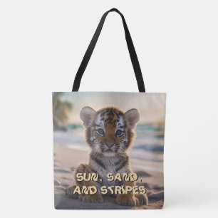 Tiger Cub "SOL, SAND OCH RANDIGA STRIMMOR" Strandv Tygkasse
