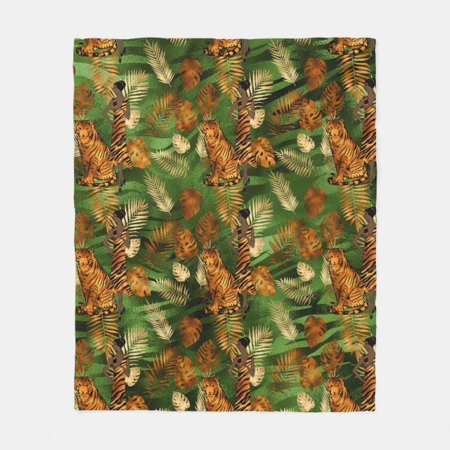 Tiger Dam Fleece Blanket (Framsidan)