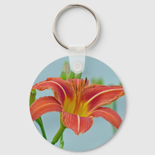 Tiger Daylily Nyckelring