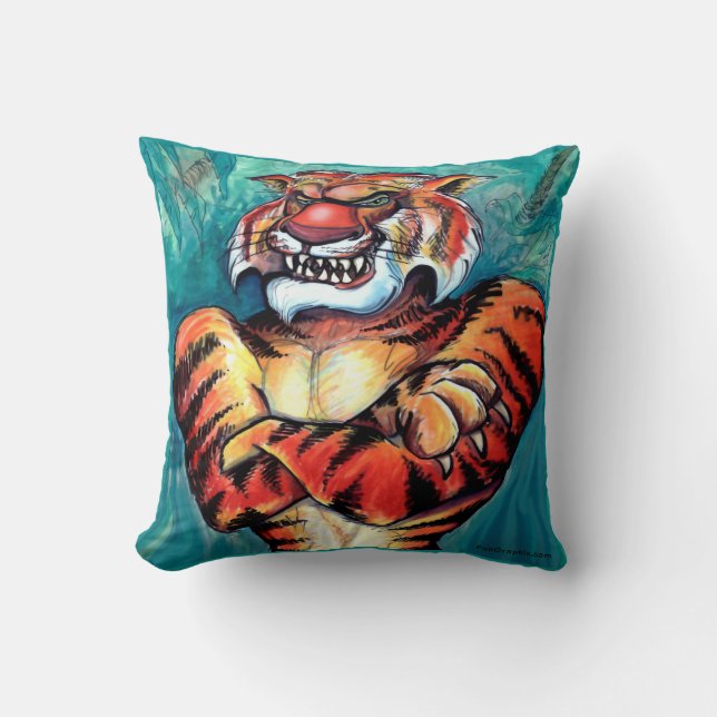 Tiger Dekorativ kudde (Framsida)