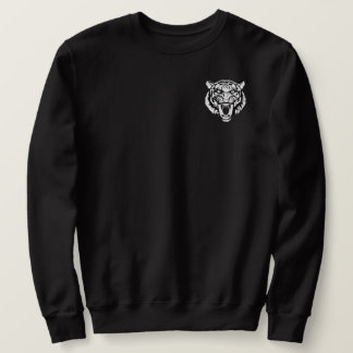 Tiger Design Hoodie Lång Ärmad Tröja