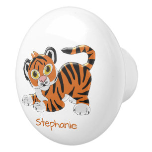 Tiger Design Personlig Knopp