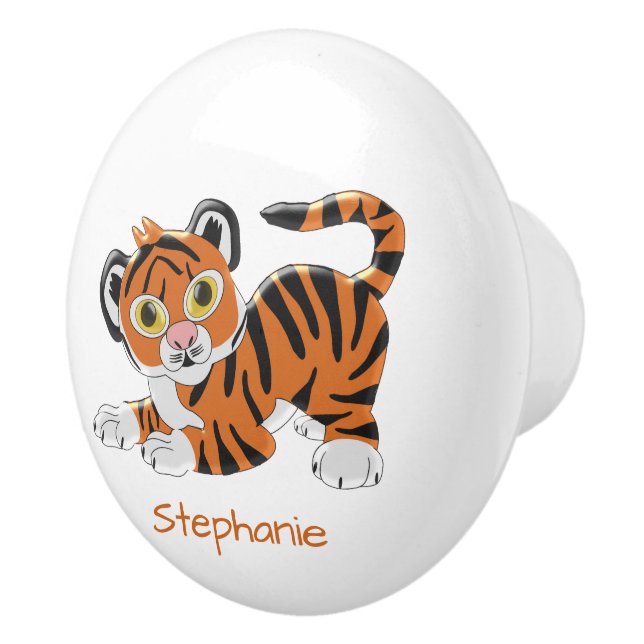 Tiger Design Personlig Knopp (Höger)
