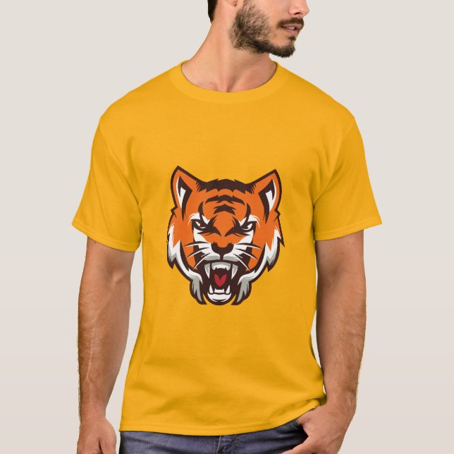 Tiger Design T Shirt (Framsida)