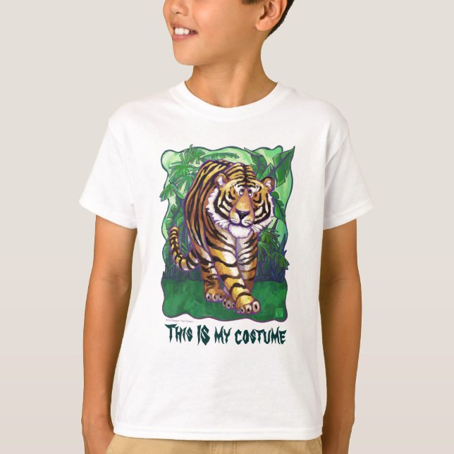 Tiger det här är min dräktighetsljus. t-shirt (Framsida)