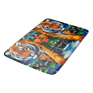 Tiger Djur Bengal Badrumsmatta