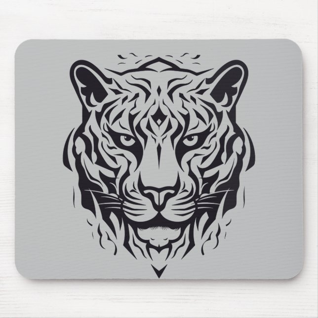 Tiger Djur Frihet Värld Vilda Djur Under Vector Musmatta (Framsidan)
