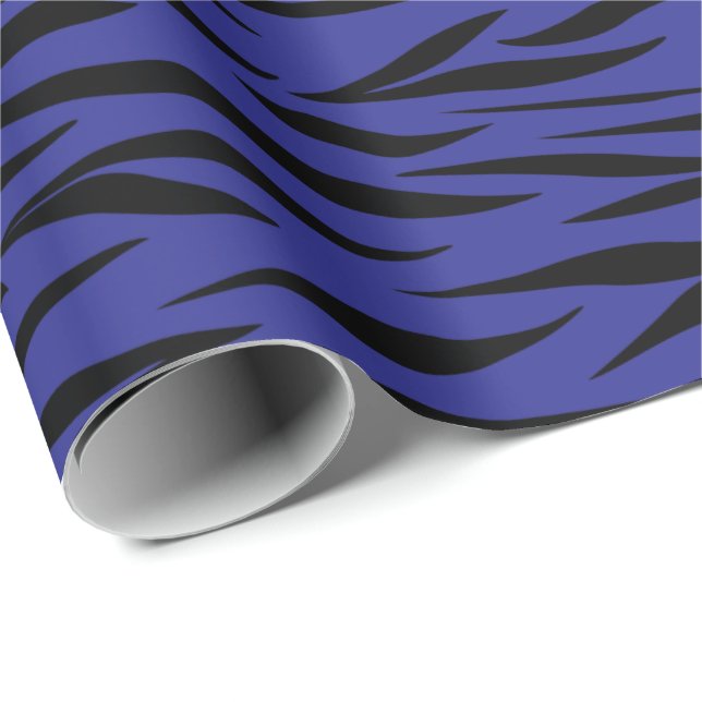 Tiger Djurtryck Engagemang Festlighets Sömlös Presentpapper (Rullad Hörn)