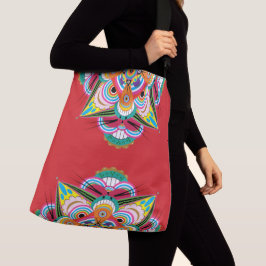 Tiger Dragon Mandala Crossbody Bag (2 storlekar) Axelväska