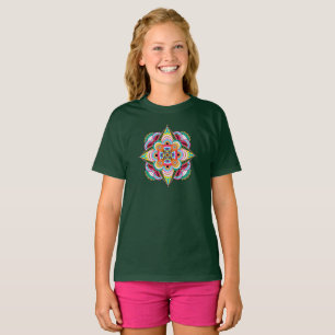 Tiger Dragon Mandala Kids T-Shirt