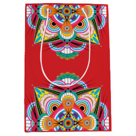 Tiger Dragon Mandala Medium Gift Bag