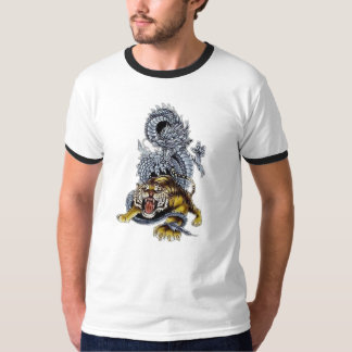 Tiger & drakeslagsmål t-shirt