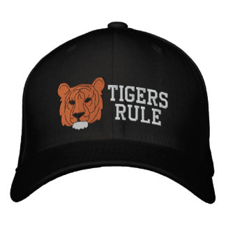 Tiger Embroized Hat Broderad Keps