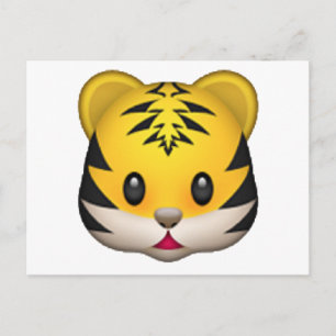 Tiger - Emoji Vykort