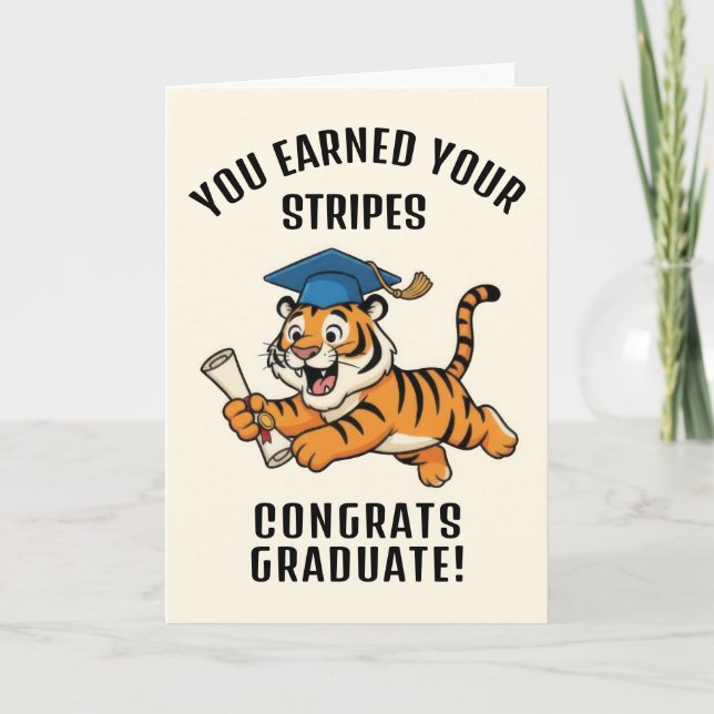 Tiger Examen Kort (Framsida)