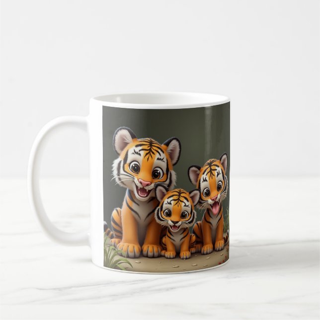 Tiger Family Mugg (Vänster)