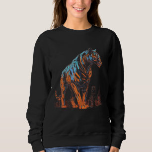 Tiger Fantasy Artwork Architecture Art Animal Moti T Shirt