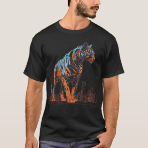 Tiger Fantasy Artwork Architecture Art Animal Moti T Shirt