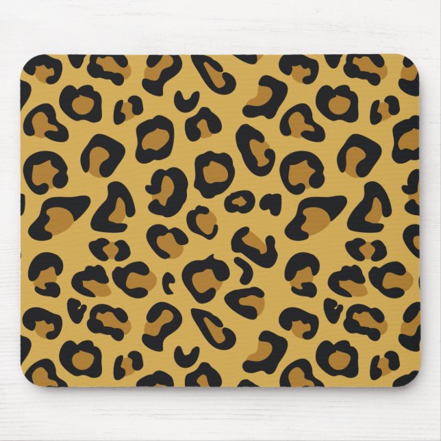 Tiger Färg Mönster Animal Lover Musmatta (Framsidan)