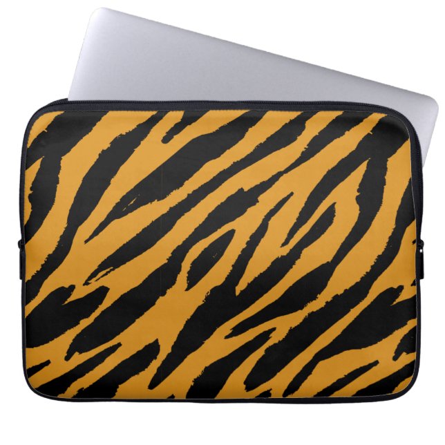 Tiger Färg Mönster Animals Älskare Laptop Fodral (Framsidan)