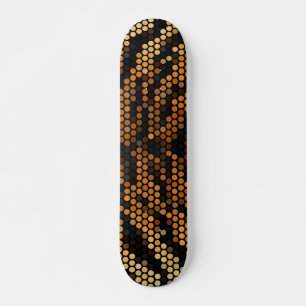 Tiger Färg Mönster Cute Mini Skateboard Bräda 18,5 Cm