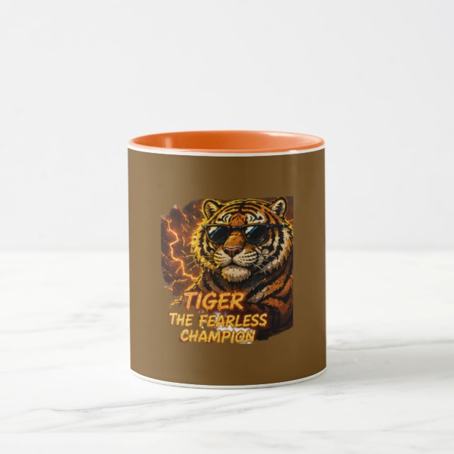 Tiger Fearless Champion Kaffe Mugg (Center)