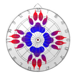 Tiger Feed Print Cage Dartboard i Metall Piltavla