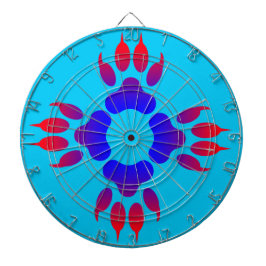 Tiger Feet Skriv ut Metall Cage Turcos Dartboard Piltavla