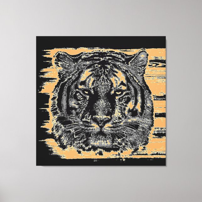 Tiger Fine Art 2 Wrapped Canvas (Framsida)