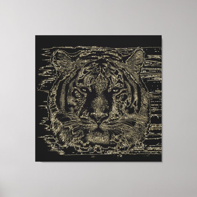 Tiger Fine Art 3 Wrapped Canvas (Framsida)