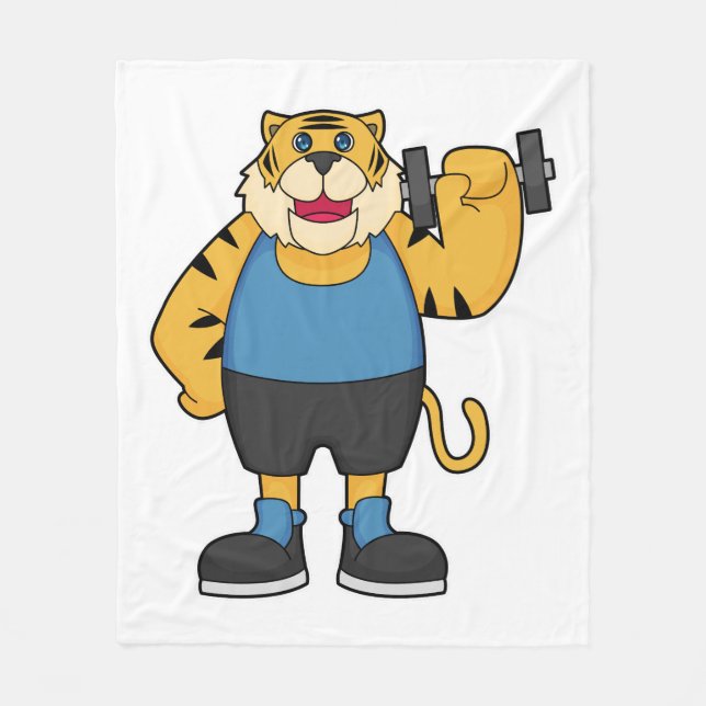 Tiger Fitness Dumbbell Fleecefilt (Framsidan)
