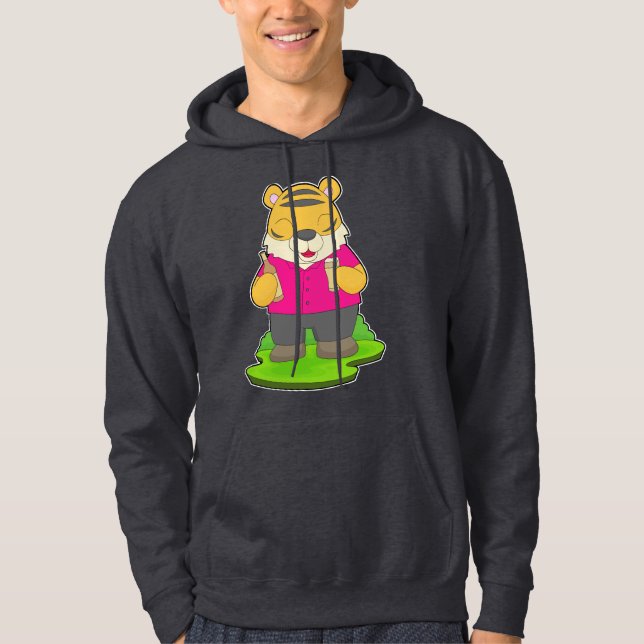 Tiger Flaska Beer Hoodie (Framsida)