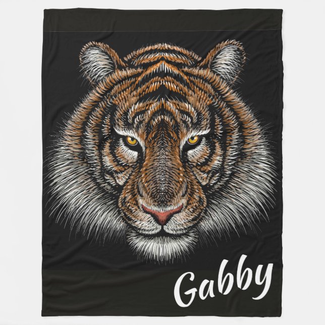 Tiger Fleece Blanket (Framsidan)