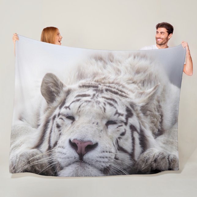 Tiger Fleece Blanket (På plats)