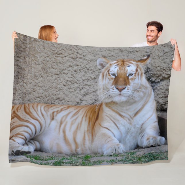 Tiger Fleece Blanket (På plats)