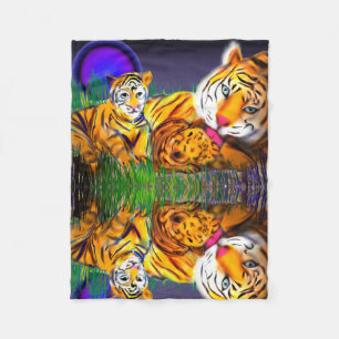 tiger fleecefilt