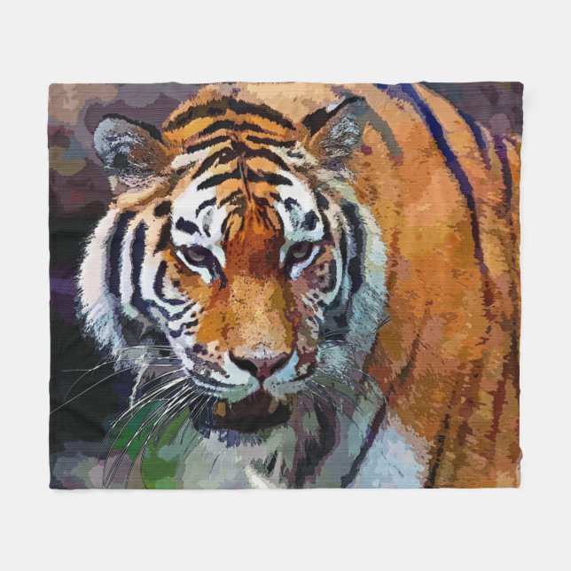 Tiger Fleecefilt (Framsidan (Horisontell))