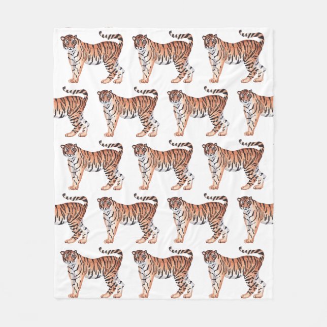 Tiger Fleecefilt (Framsidan)