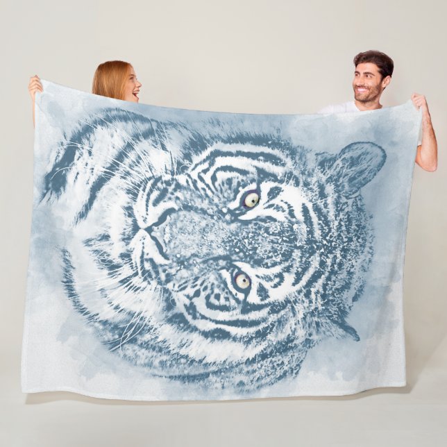 tiger fleecefilt (På plats)